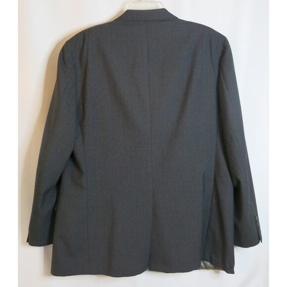 VINTAGE JOHNNY CARSON Suit Jacket/Sports Coat Size 46 Hamricks Gaffney SC Black - Picture 4 of 16